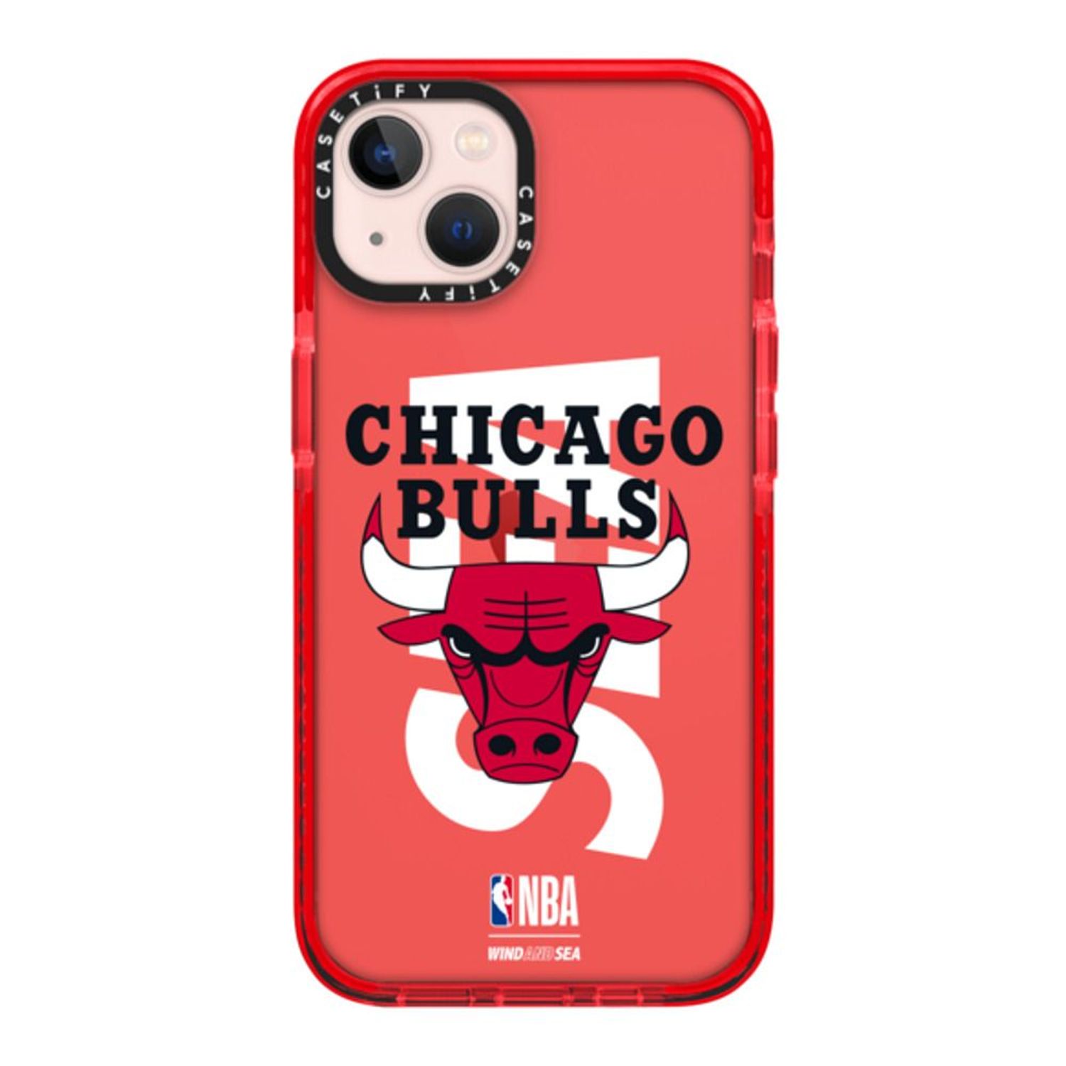 Case ScreenShop Para iPhone 12 Mini NBA Chicago Bulls Sea Rojo