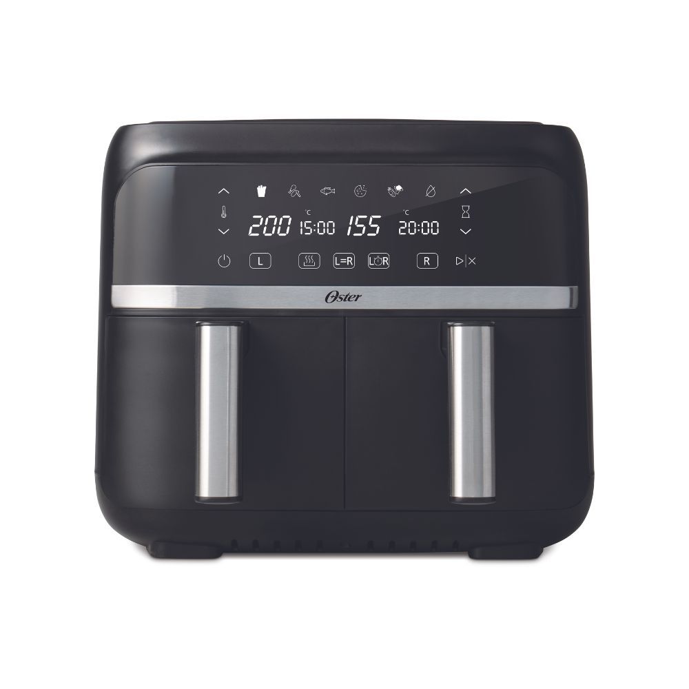 Freidora de Aire Oster CKSTAF7MCDDF-053 Dual 7.6L Negro