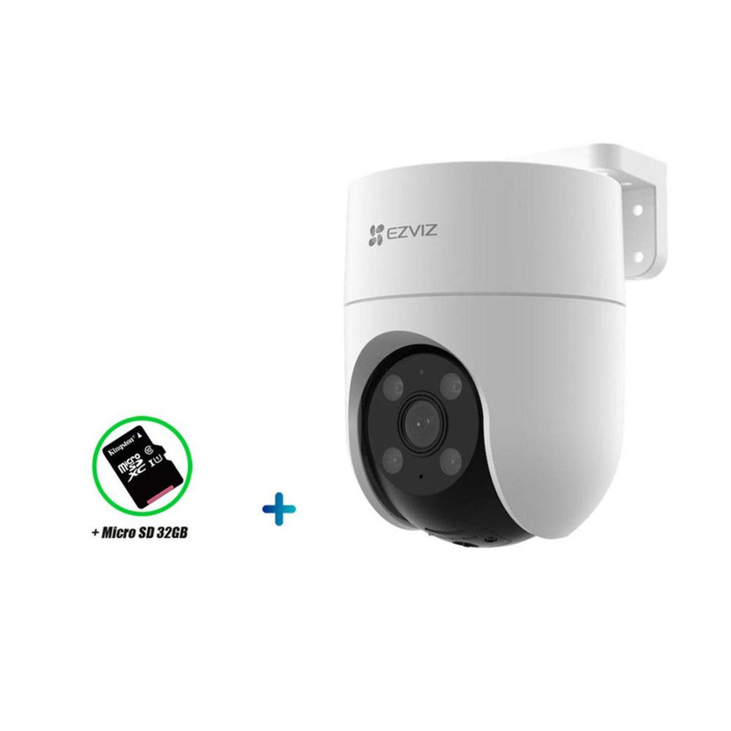 Cámara De Seguridad Wifi Ezviz Interior 1080p + Sd 32gb