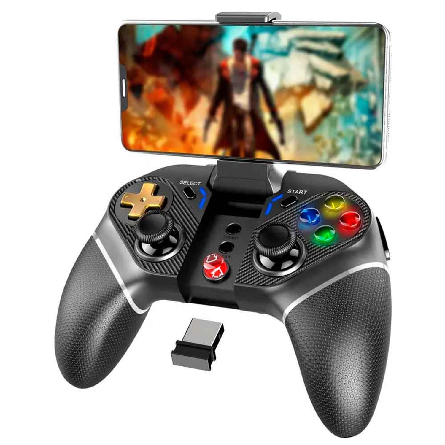 Control Bluetooth Gamepad Para Celular Pc Android + Soporte