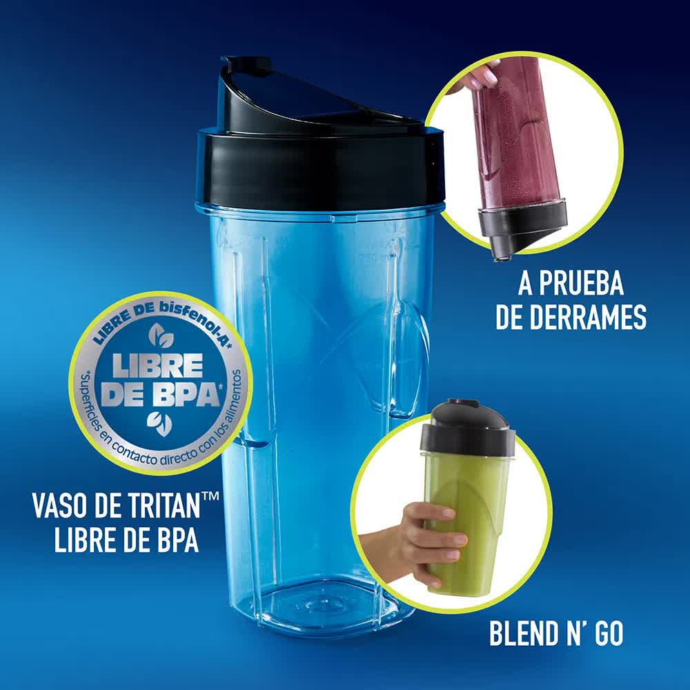 Licuadora Personal Xpert Oster Con 2 Vaso Blend N Go Blstxpn7002 I Oechsle  - Oechsle