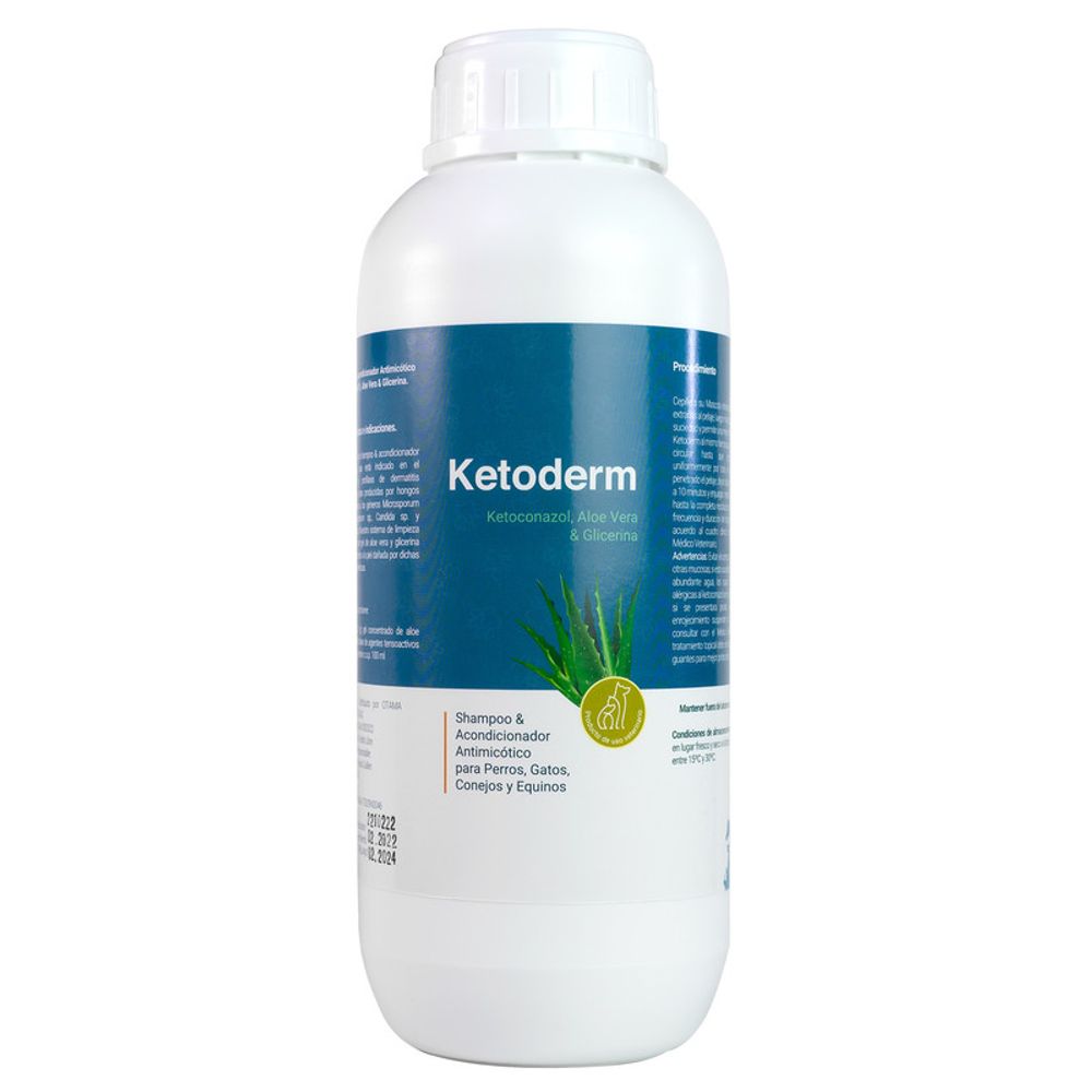 Shampoo Antimicótico Ketoderm para Mascotas Otama Litro I Oechsle - Oechsle
