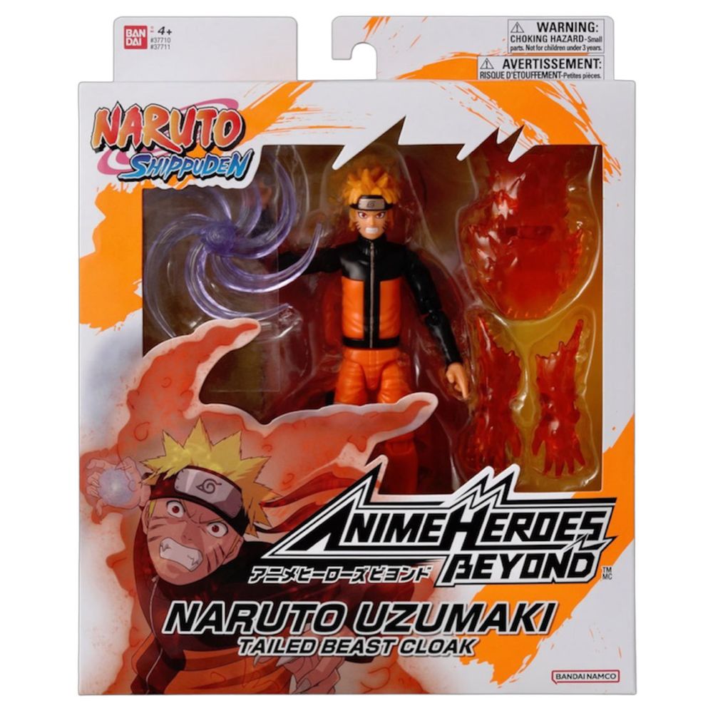 Boneco Bandai Naruto Uzumaki Anime Heroes Naruto Shippuden - Barra Rey