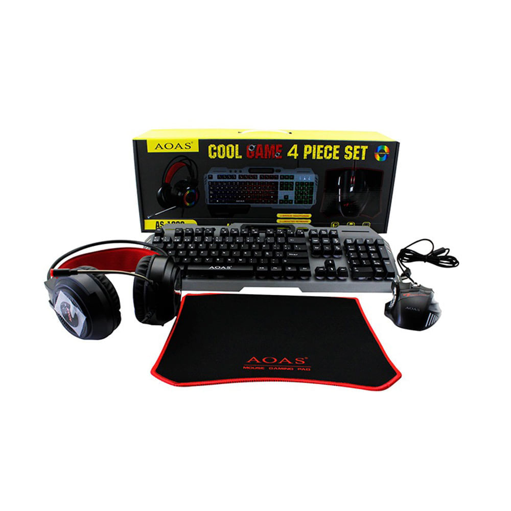 Kit Gamer Teclado Para Celular 4 en 1 Mouse + Adapatador + Soporte I  Oechsle - Oechsle