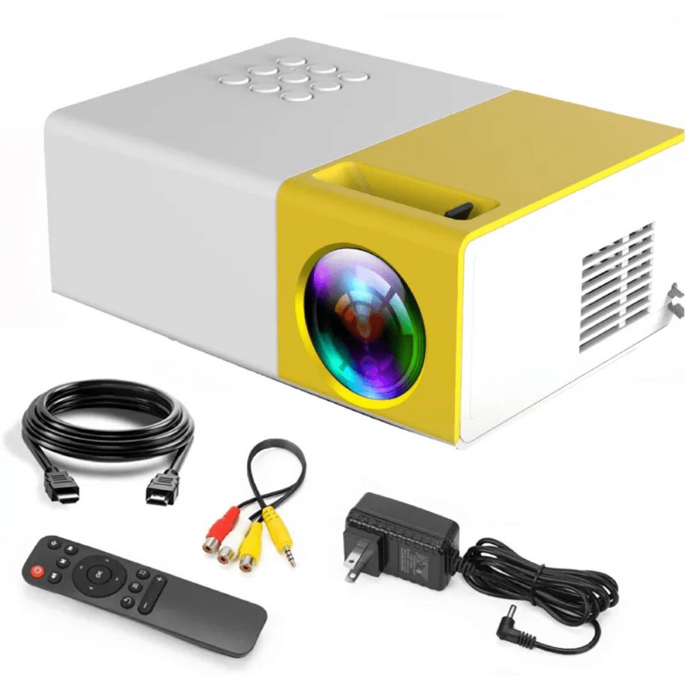 Proyector Portátil Multimedia LED 1080P con Control Remoto - Oechsle