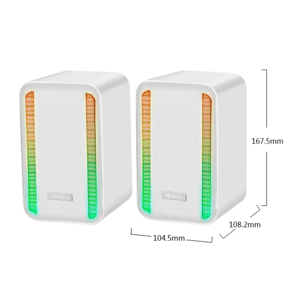 Pack Altavoces inalambricos para PC y Portatil RGB