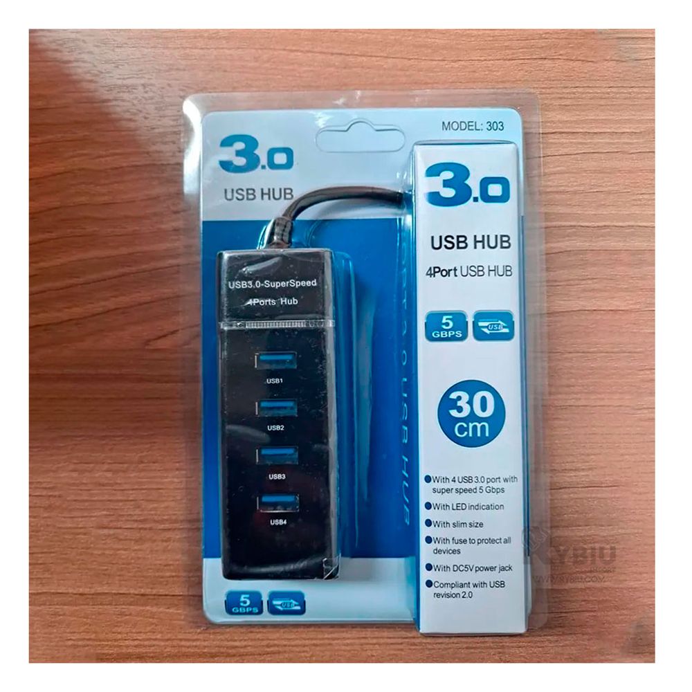 Hub USB 4 Puertos USB 3.0 y 2.0 para laptop o celular I Oechsle - Oechsle