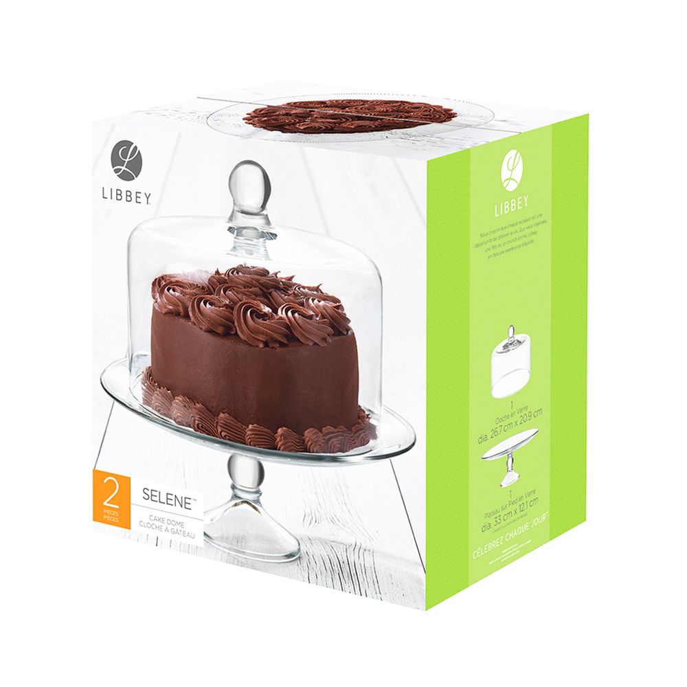 Domo Pastelero Libbey Selene (2 Piezas)