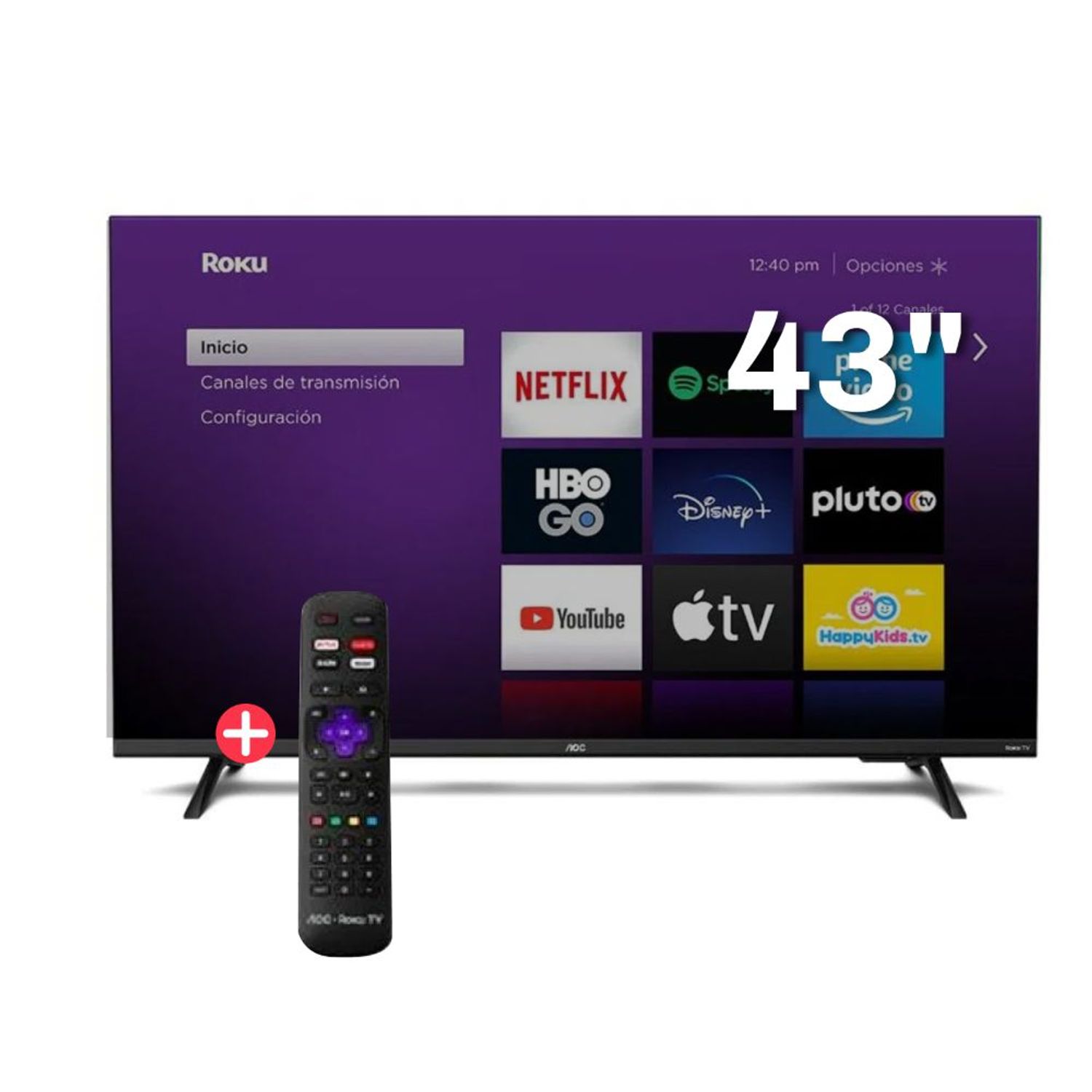 Las mejores ofertas en Incluye televisores de pantalla de 40-49 con control  remoto