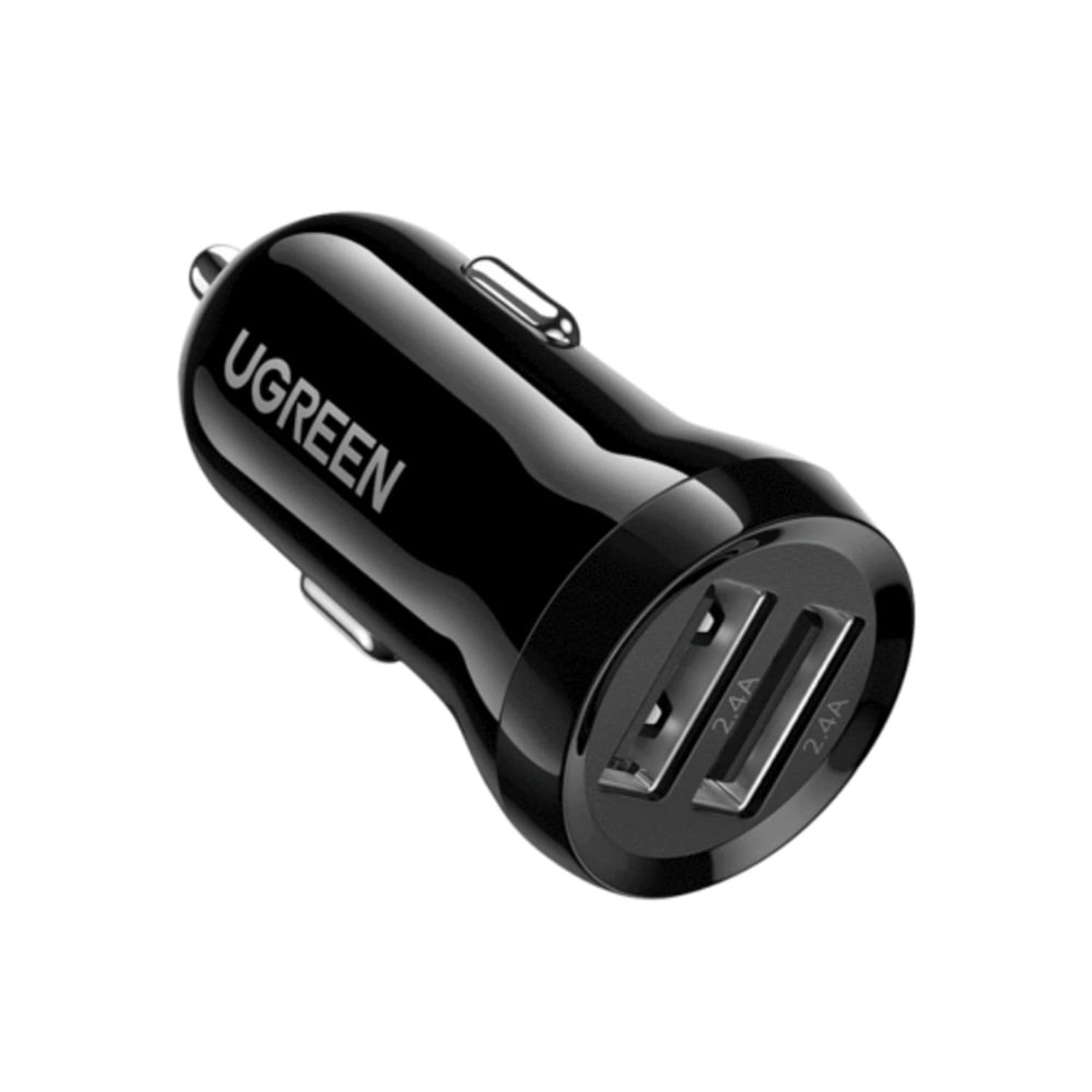 Cargador Ugreen para Carro 24w con Puerto USB-A Negro