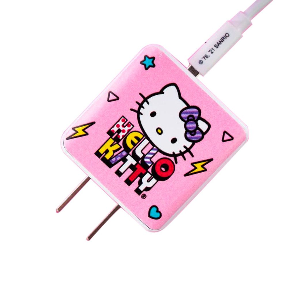 Cargador de pared 3.1 A 2 puertos HELLO KITTY Cable Tipo C