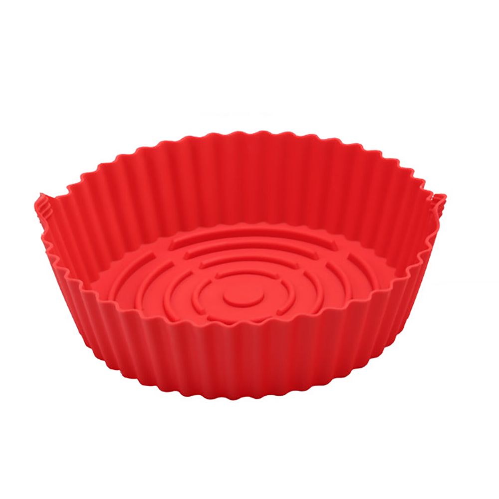 Olla de Silicona para Freidora de Aire Reutilizables Antiadherentes para Hornear Pasteles Microondas