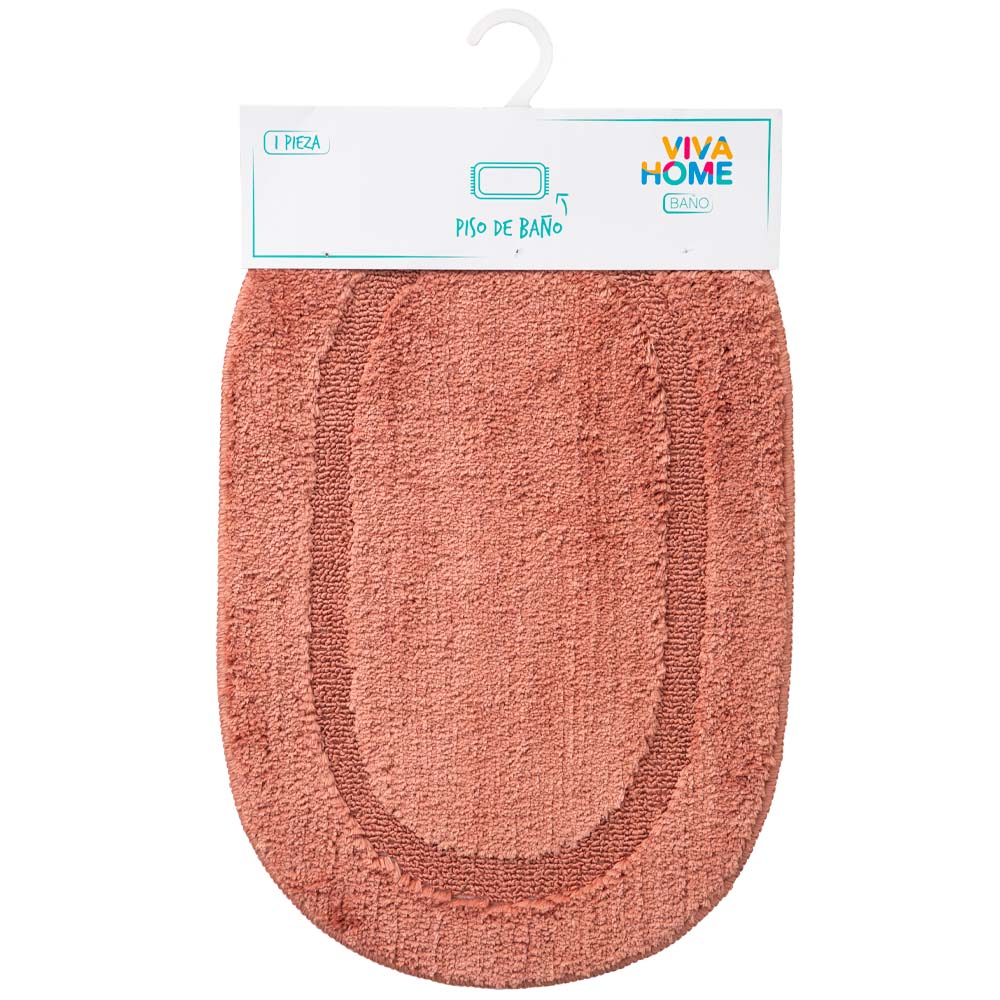 Piso de Baño Oval VIVA HOME Rosa