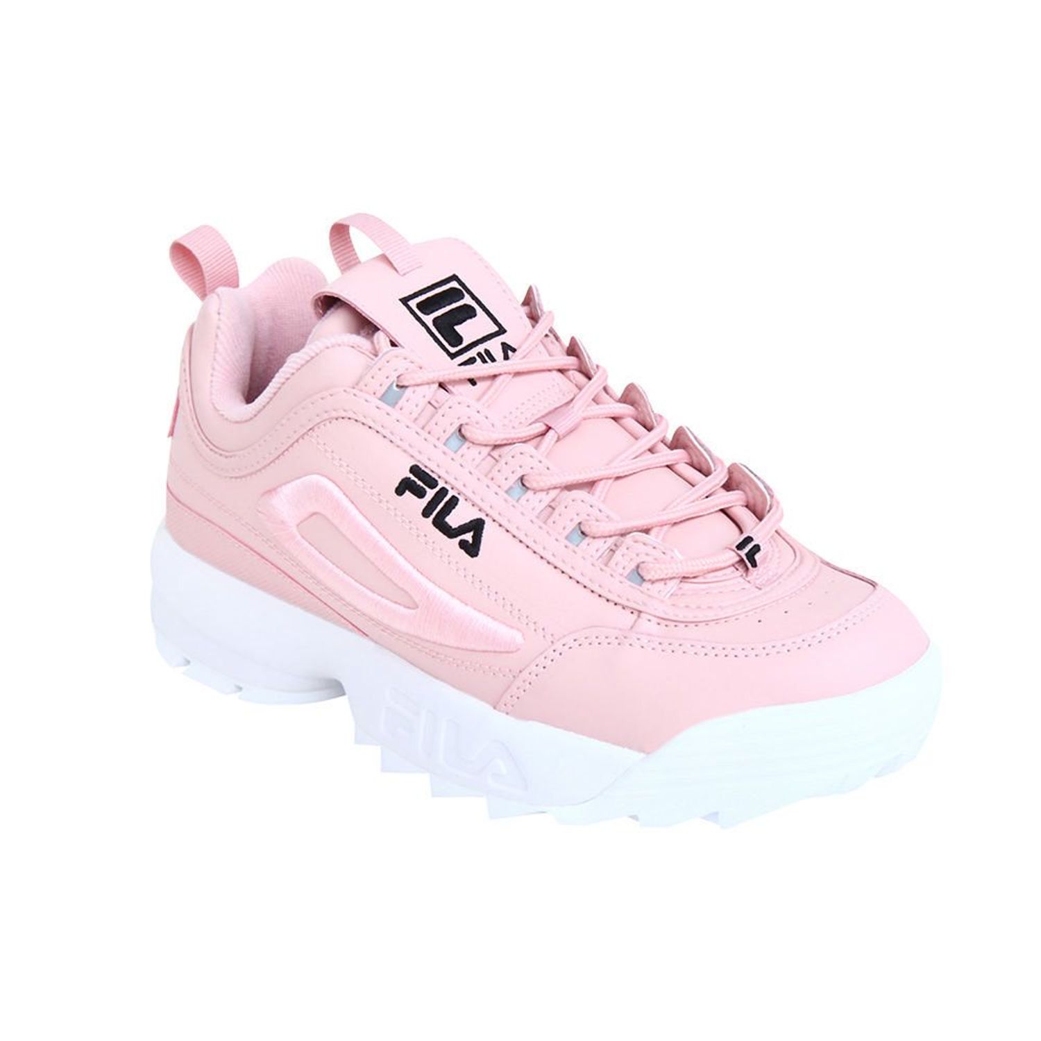 Fila Zapatos De Niña Con Plataforma Zapatillas Lona Niña