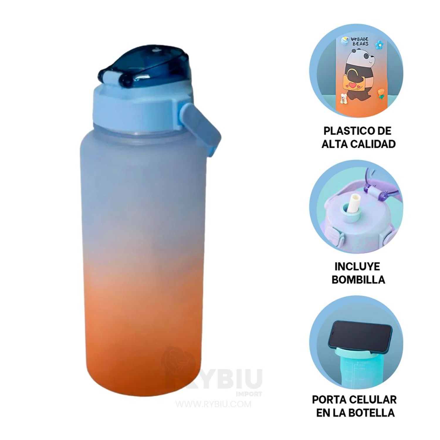 Comprar Envases de Plastico con tapa Alta para Alimentos -PET 1500 cc