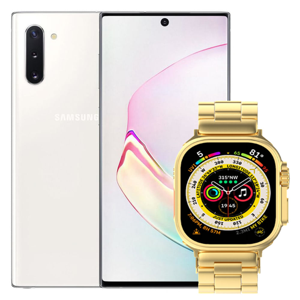 Celular Samsung Galaxy Note 10 256GB Blanco Smartwatch Obsequio I Oechsle