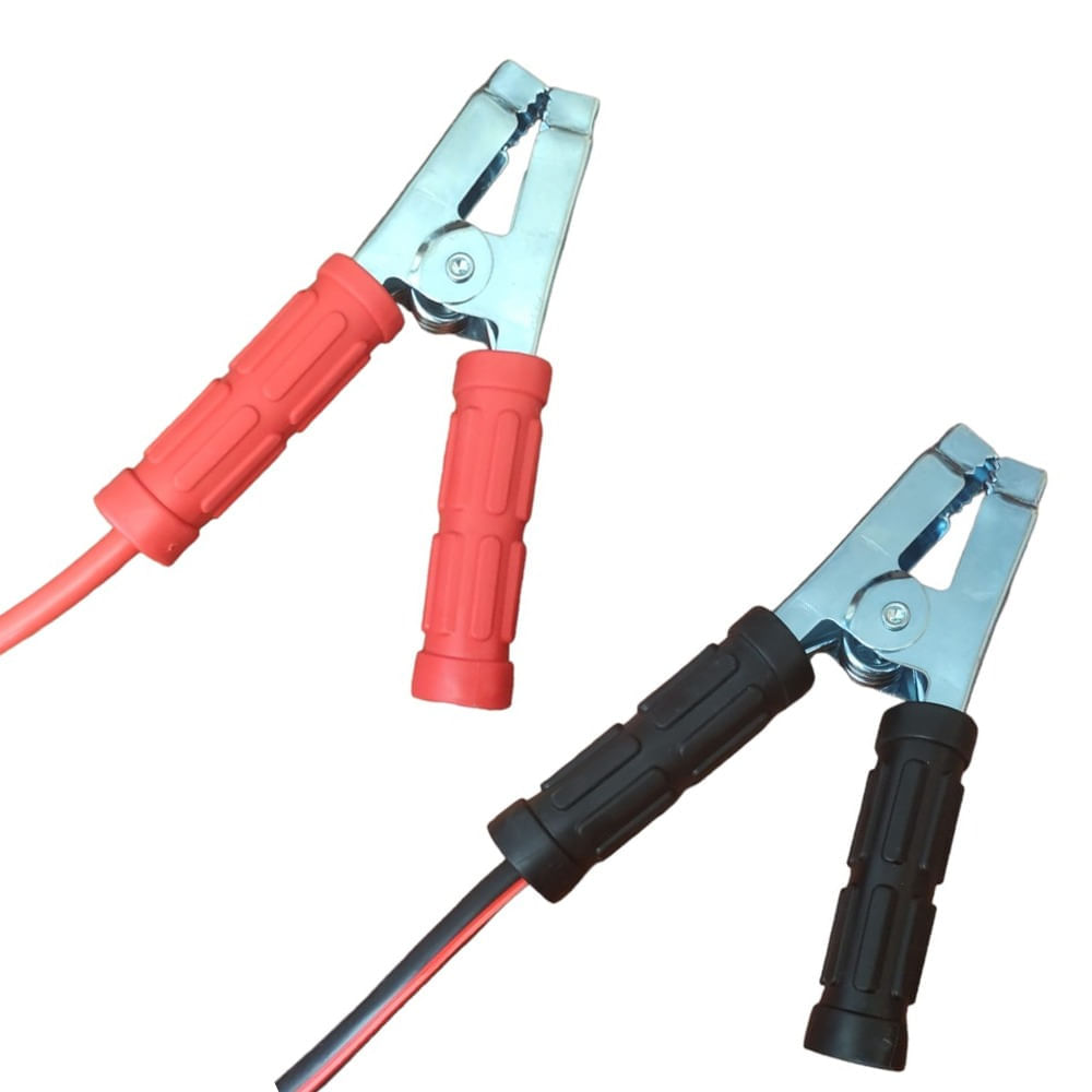 Cable para Batería de Auto 600Amp Pinzas Cocodrilo Cobre 2.5 Metros I  Oechsle - Oechsle