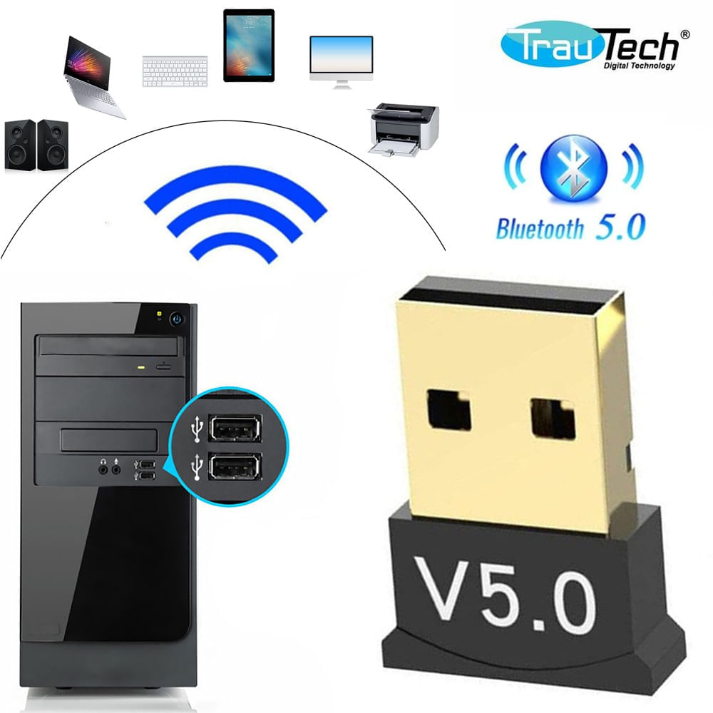 Adaptador Bluetooth 5.3 Transmisor Receptor Ugreen Pc Laptop I Oechsle -  Oechsle