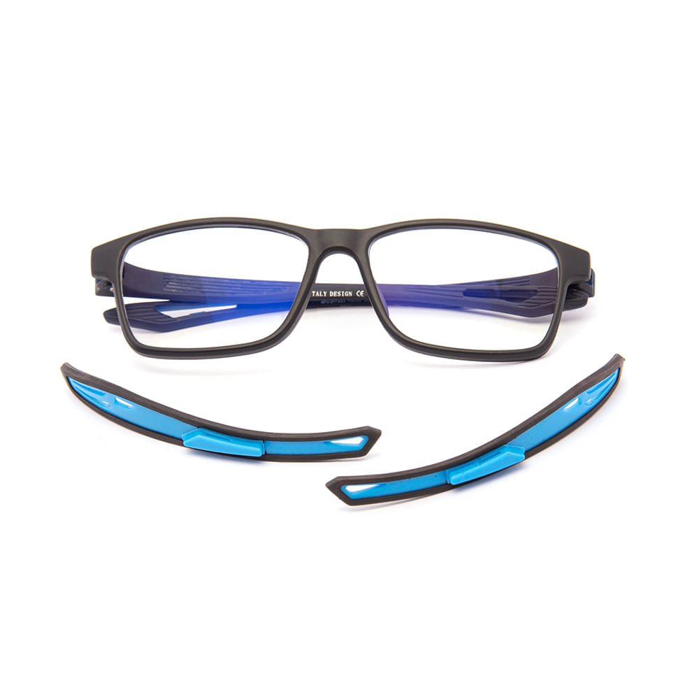 Montura de Descanso Boselli AD56CB2 Color Negro y Celeste