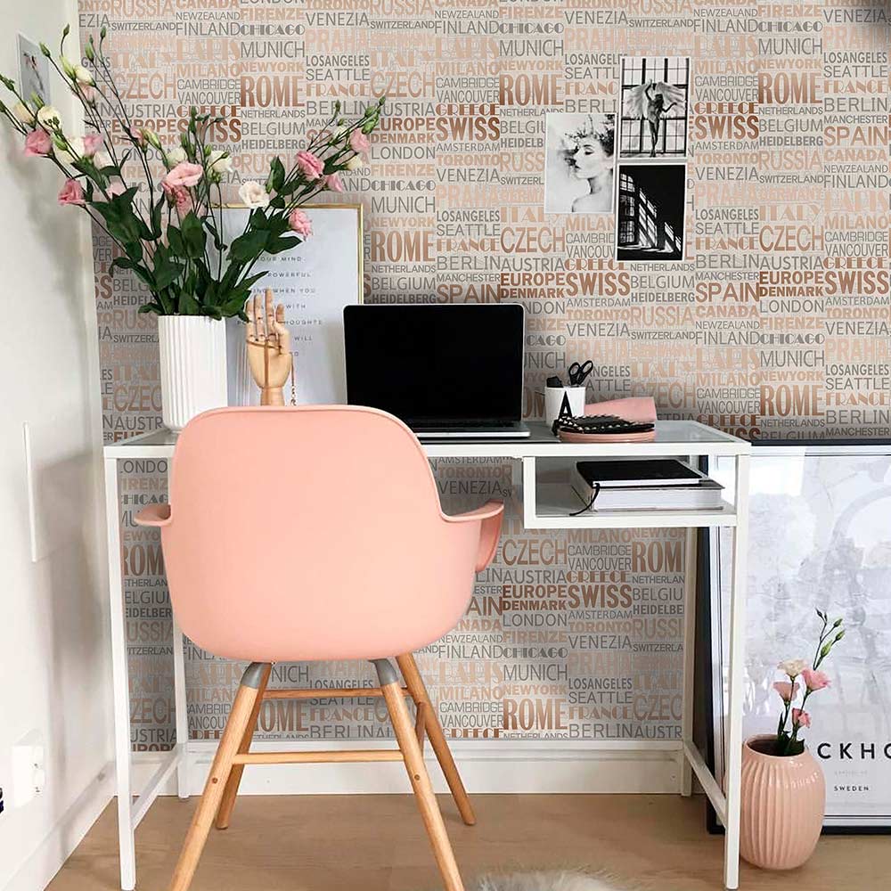 Decopapel lavable 0.53x9.5m Let beige