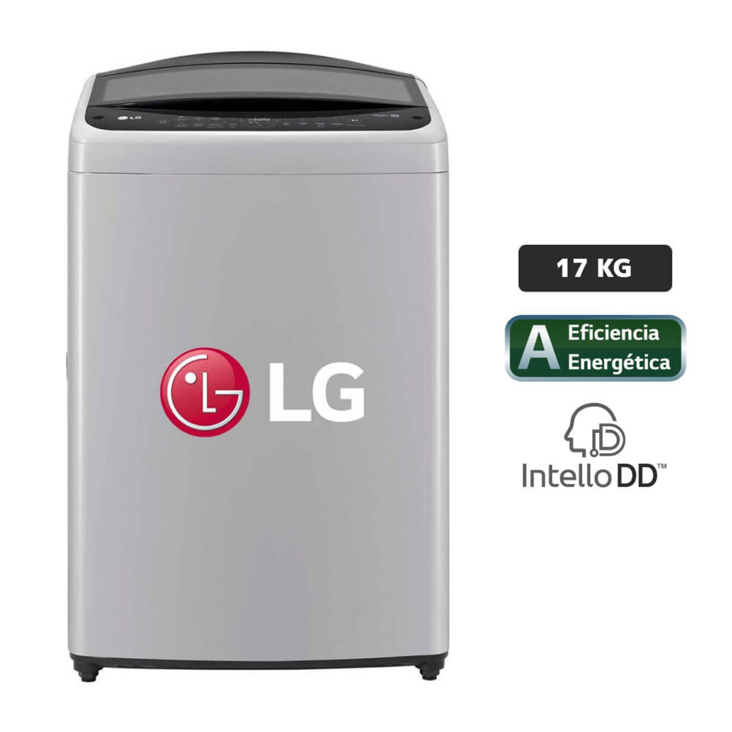 Lavadora LG Carga Superior Plateado WT17DV6.ASFGLGP Plateado - Oechsle