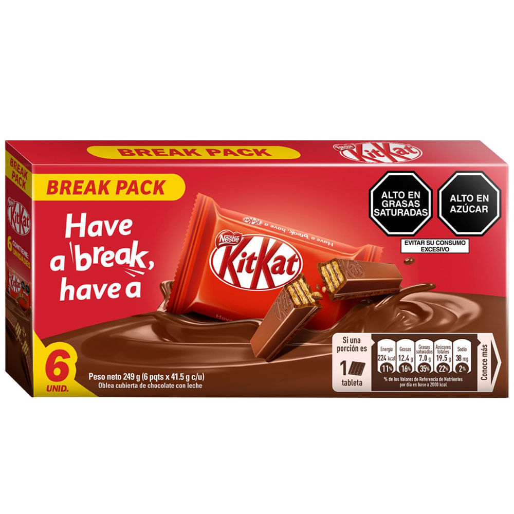 Chocolate KIT KAT Caja 249g