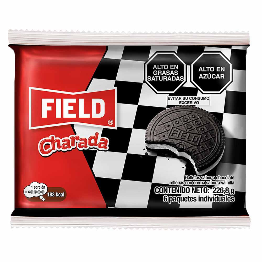 Galletas FIELD Charada Paquete 6un