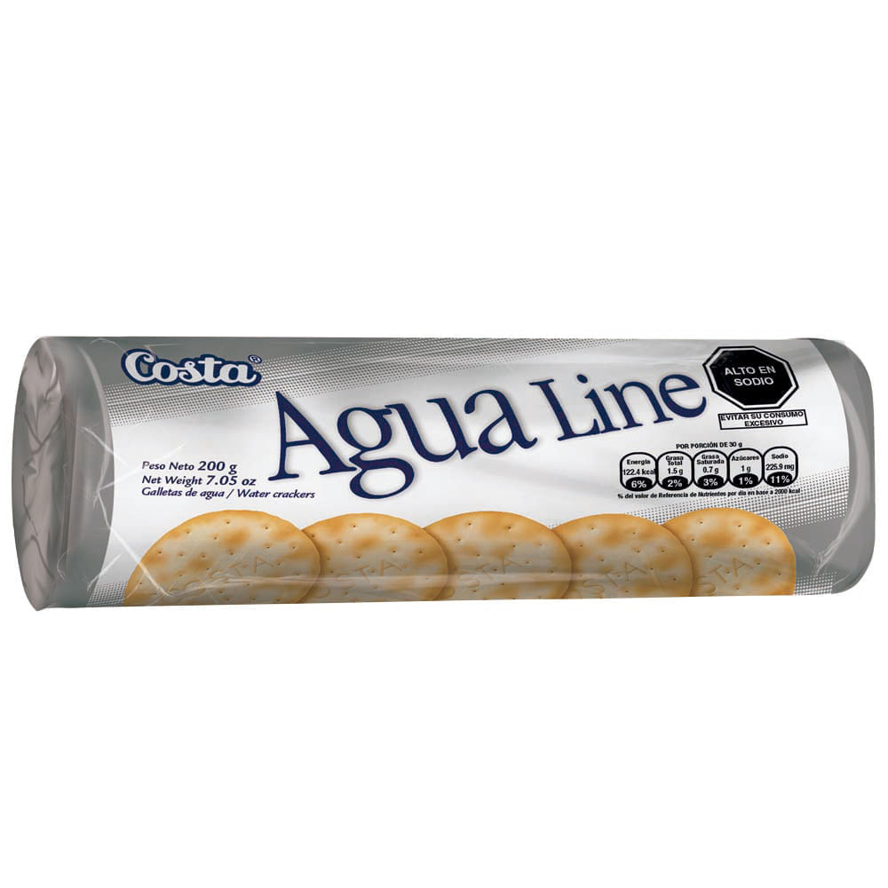 Galletas de Agua Line COSTA Paquete 200g