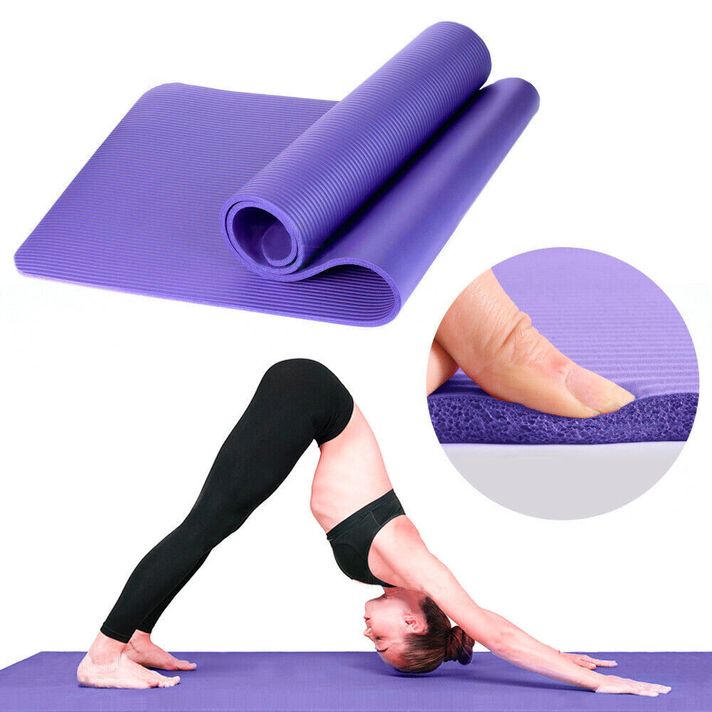 Colchoneta Yoga Mat Extra Gruesa 20 Mm Pilates Gym Morado I Oechsle -  Oechsle