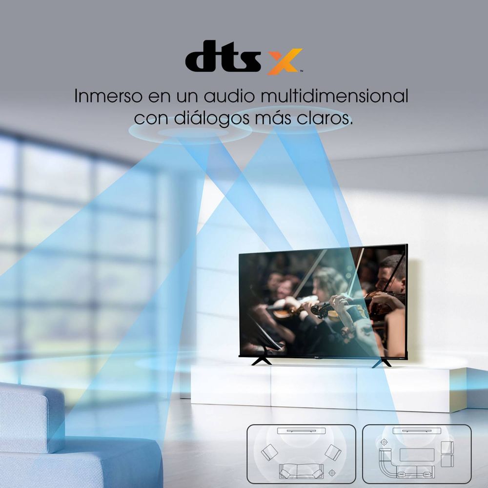 Televisor Hisense 55 Ultra HD 4k Smart TV Vidaa Led 55A6H I Oechsle -  Oechsle