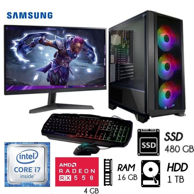 Pc Gamer Intel Corei7 12va Monitor 27 165hz Video Rtx3060 8gb Ram 16gb Ssd  1tb I Oechsle - Oechsle