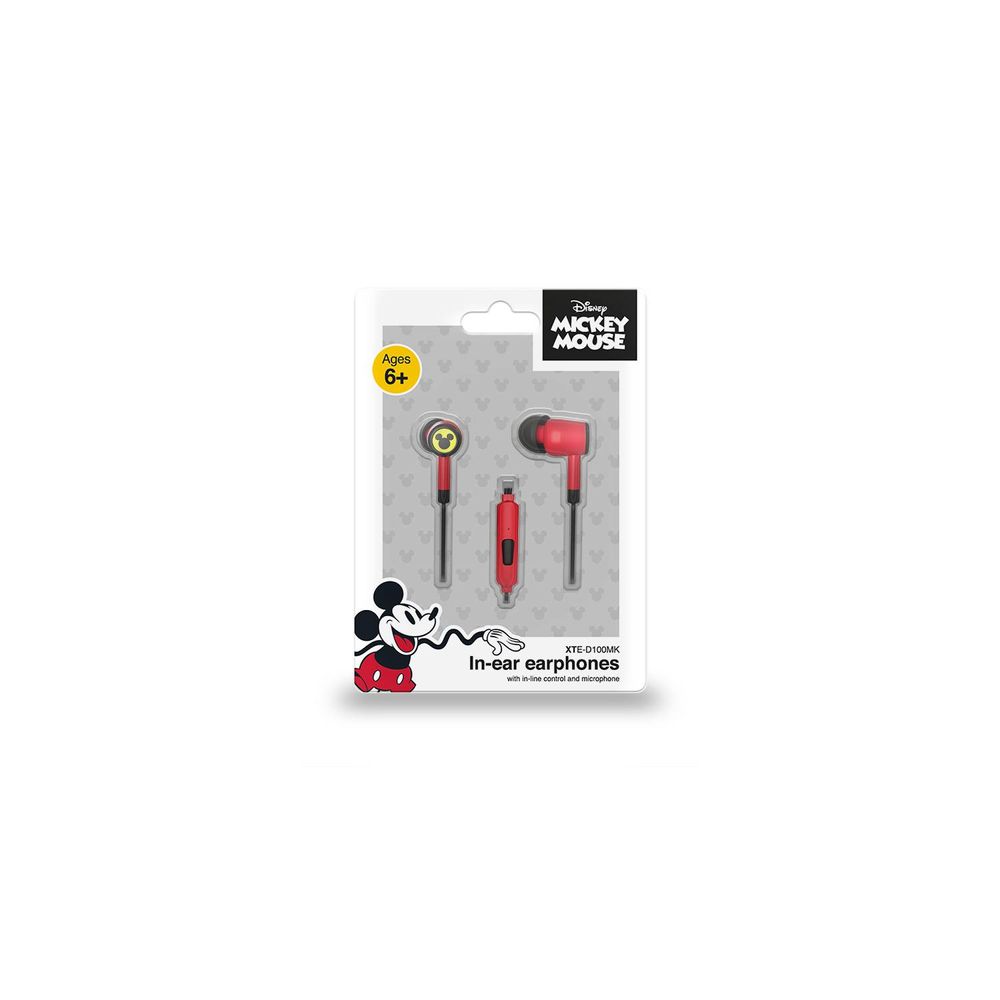 Xtech audífonos cableados con micrófono disney mickey mouse