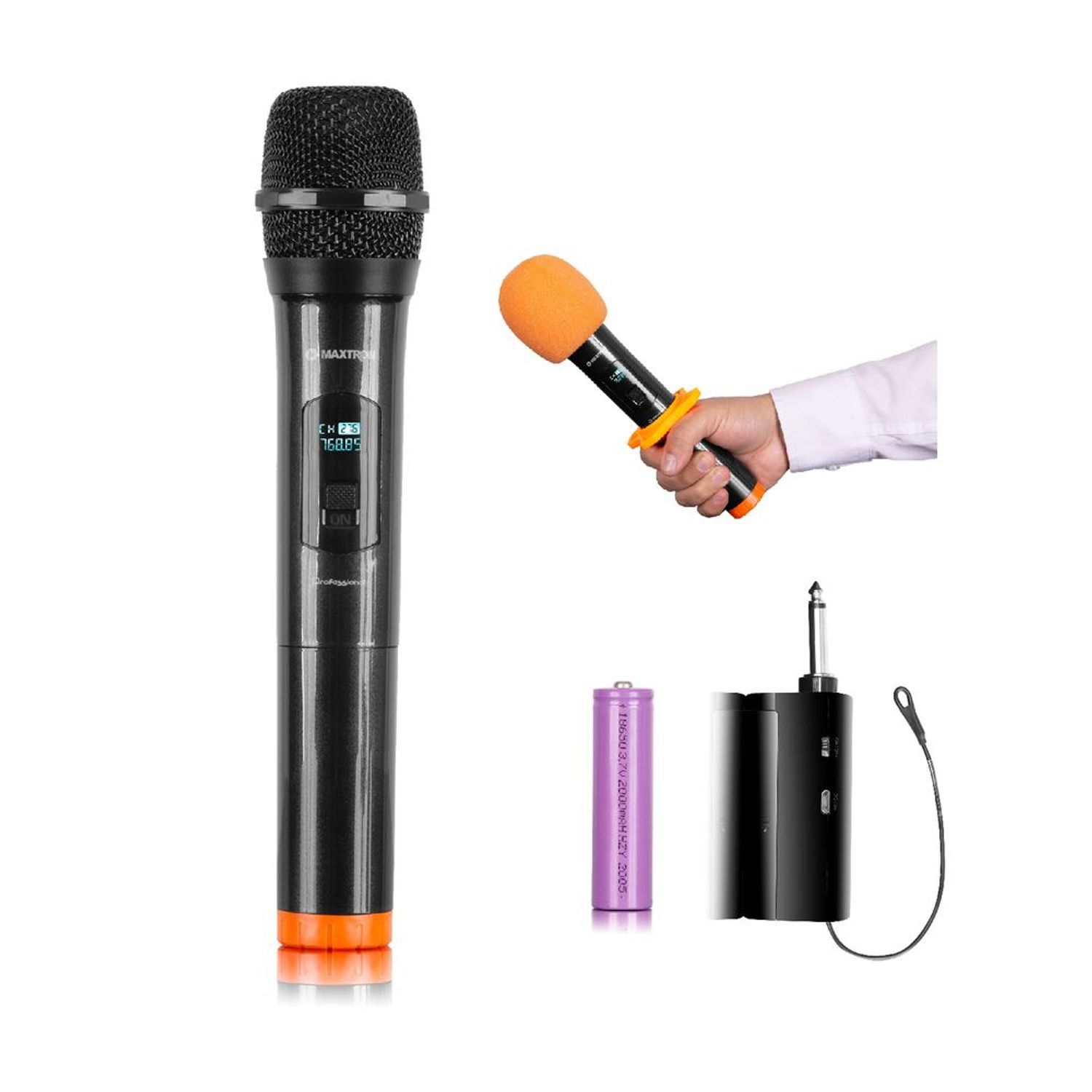 Microfono Profesional Inalambrico Maxtron MX788 – Digital Peru