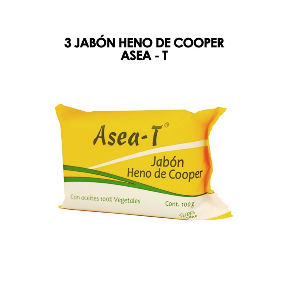 Jabón Heno de Cooper Asea - T 3 Unidades