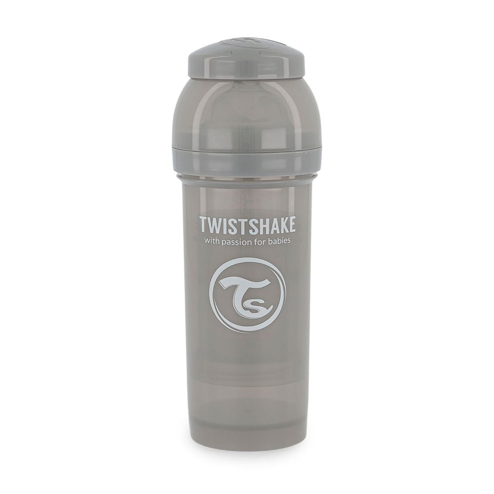 Biberón Anticólicos Twistshake 11oz-330ml Gris I Oechsle - Oechsle