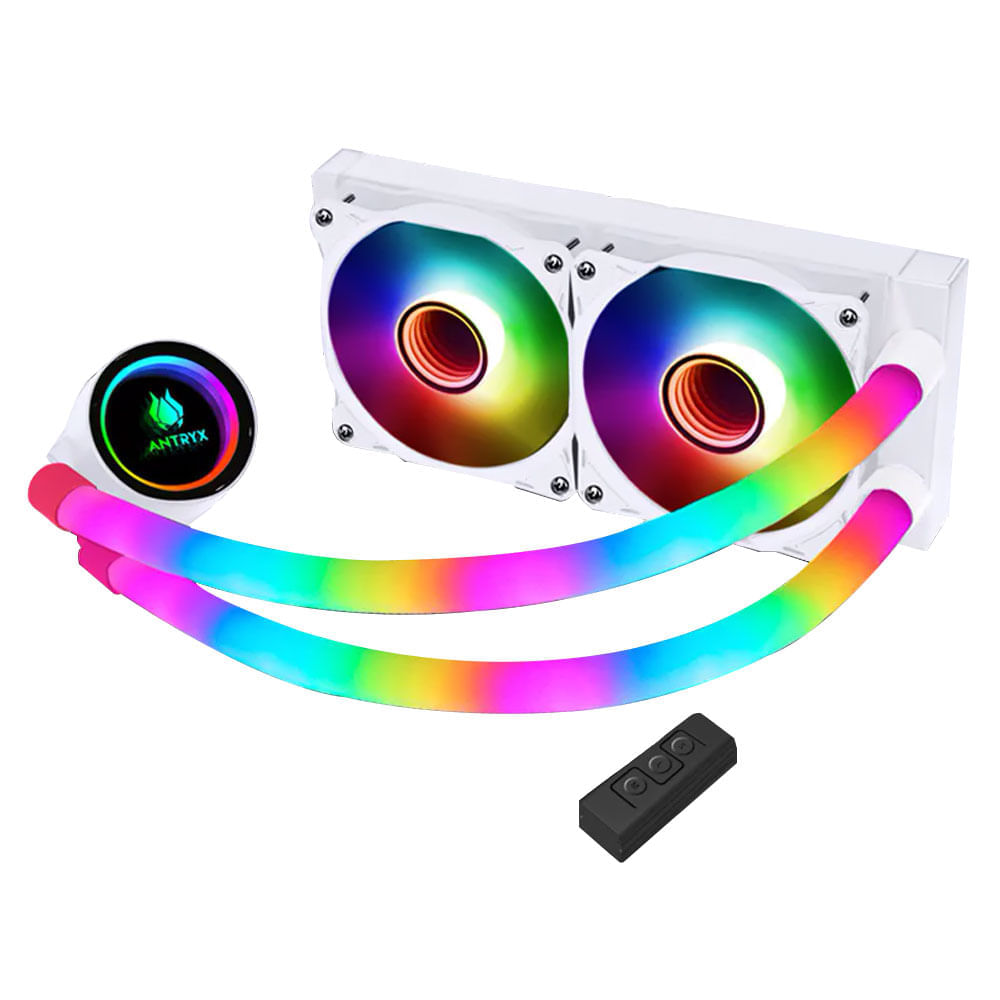 Enfriamiento Líquido Antryx Tritón Infinity 240C White AM5 LGA 1700 RGB