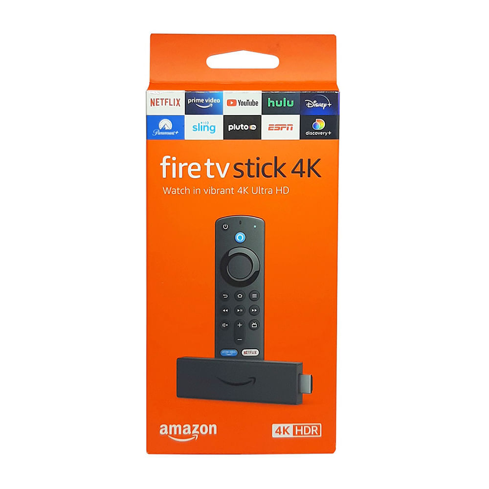 Fire TV Stick 4K 3.ª generación de voz 4K 8GB negro con 1.5GB de  memoria RAM