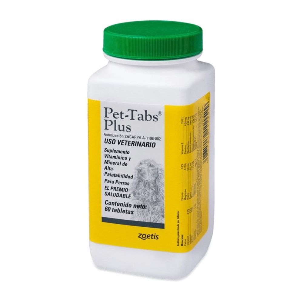 Suplemento para Perros Pet Tabs Plus x 60 Tabletas Masticables para Perros