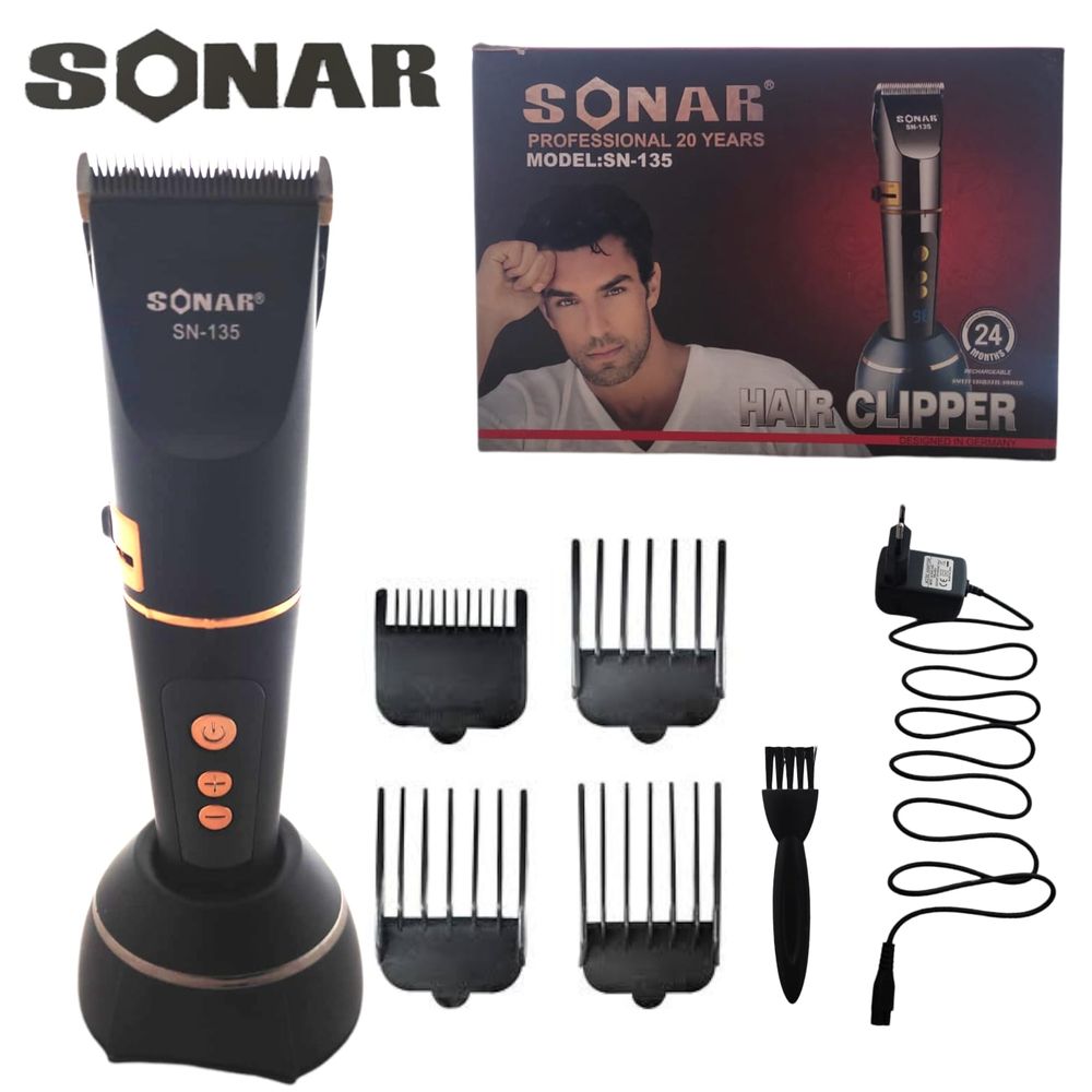 Recortadora de Cabello Inalambrico Recargable SONAR SN-135