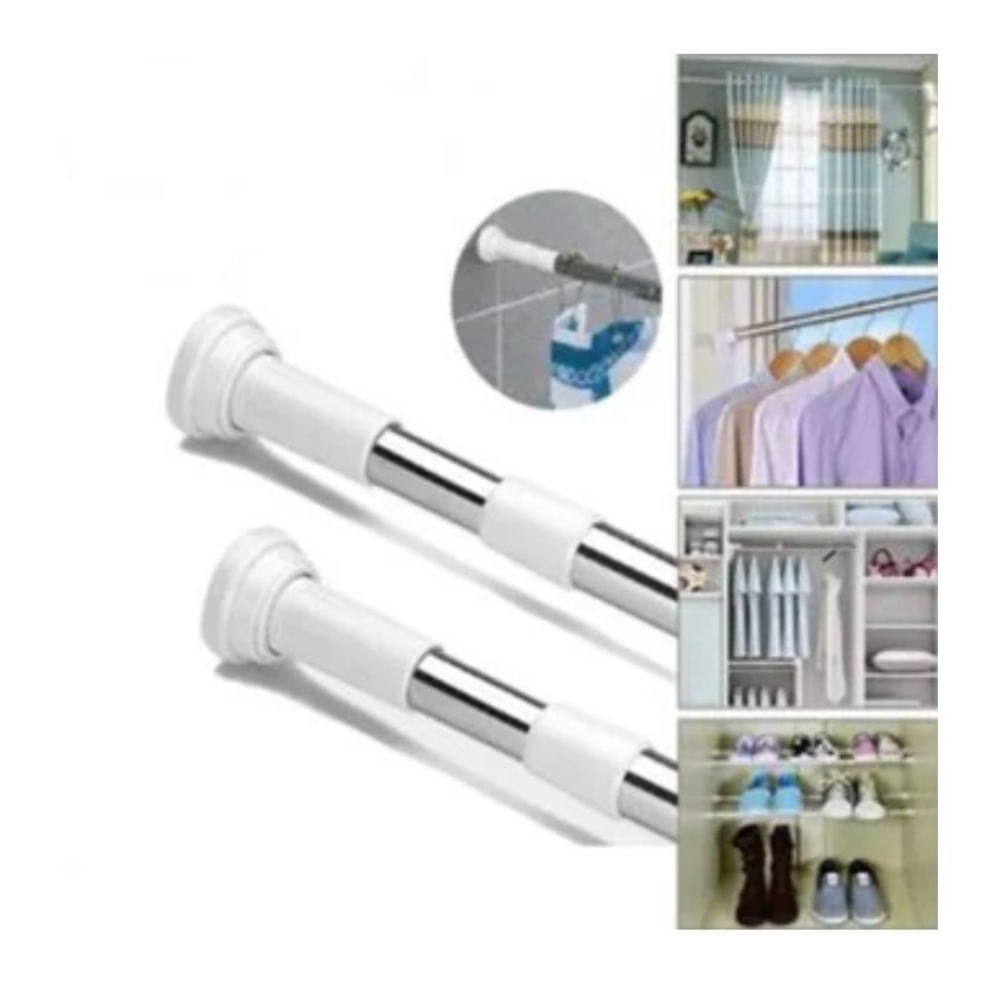 Barra de Cortina de Ducha Extensible Para Baño 70cm a 120cm