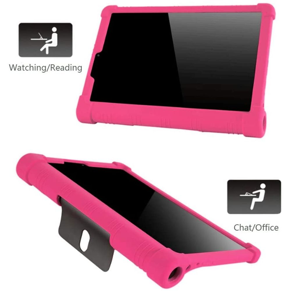 Funda Case Silicona para Tablet Lenovo Yoga Smart Tab 10.1 con Soporte  Fucsia - Promart