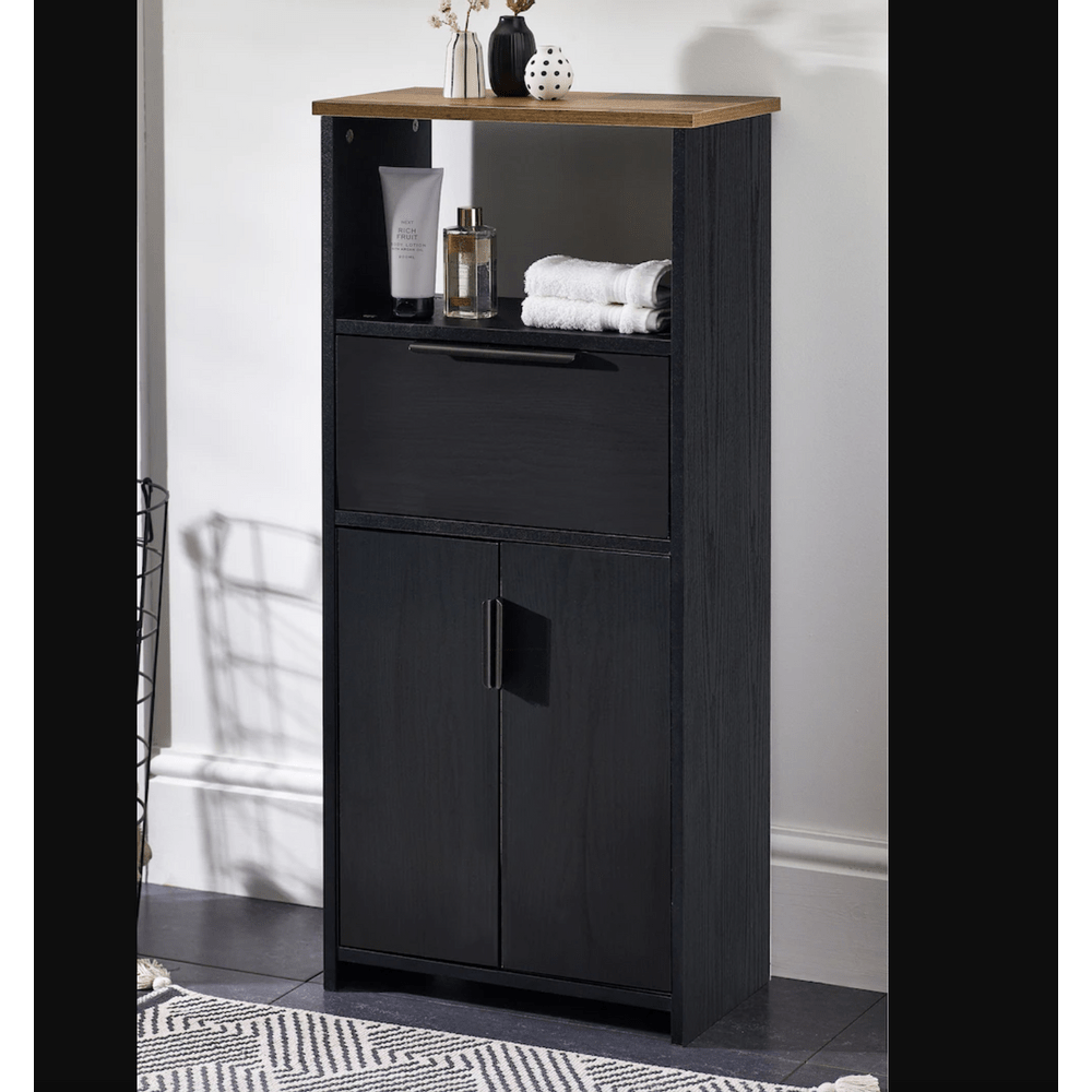 Baño Poland Ventitas Home Roble Negro y Duna