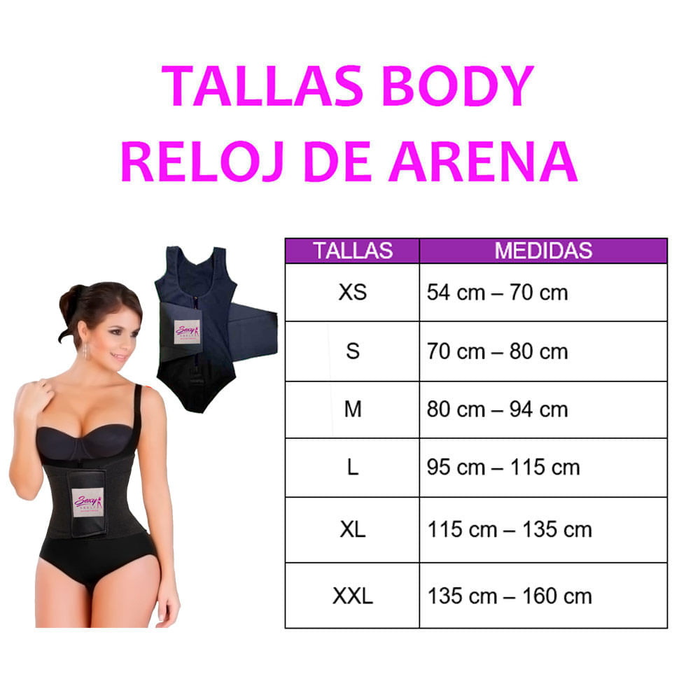Body Faja Reloj De Arena Reduce Medidas Talla XL I Oechsle - Oechsle