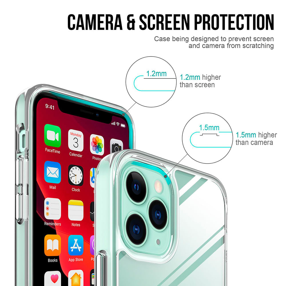 Funda Case Space Drop para iPhone 13 Pro Max - Transparente - Promart