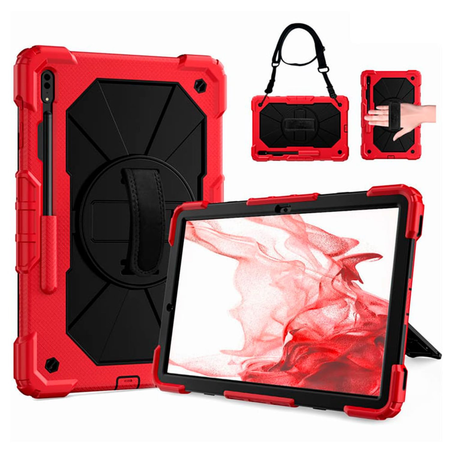 menta sin embargo 945 Funda para iPad 2 Armor Extreme Rojo Antishock Resistente Resistente a  Caidas y Golpes I Oechsle - Oechsle