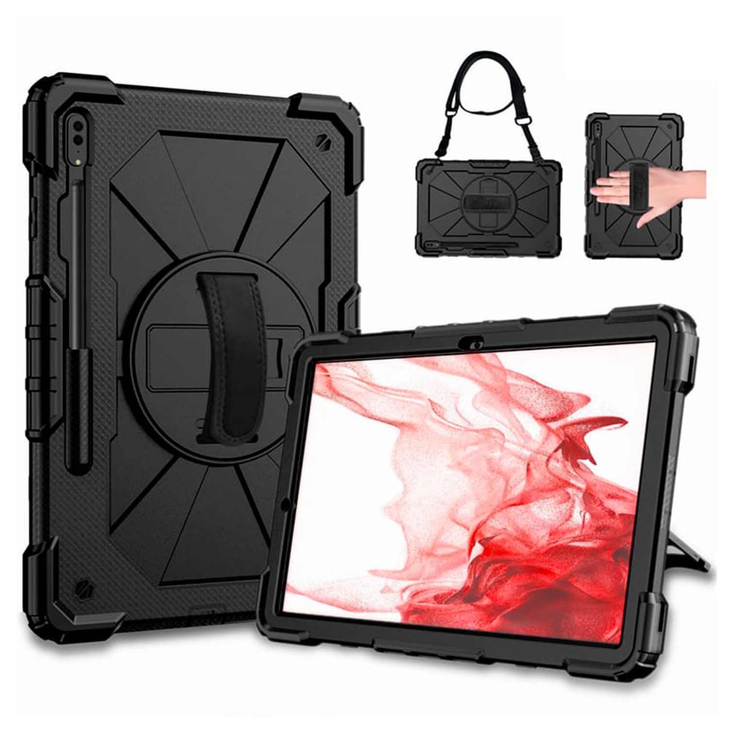 Funda resistente con correa para el hombro de mano para Lenovo Tab P11 Plus  2021/Tab P11 2020 de 11 pulgadas, funda protectora resistente con correa