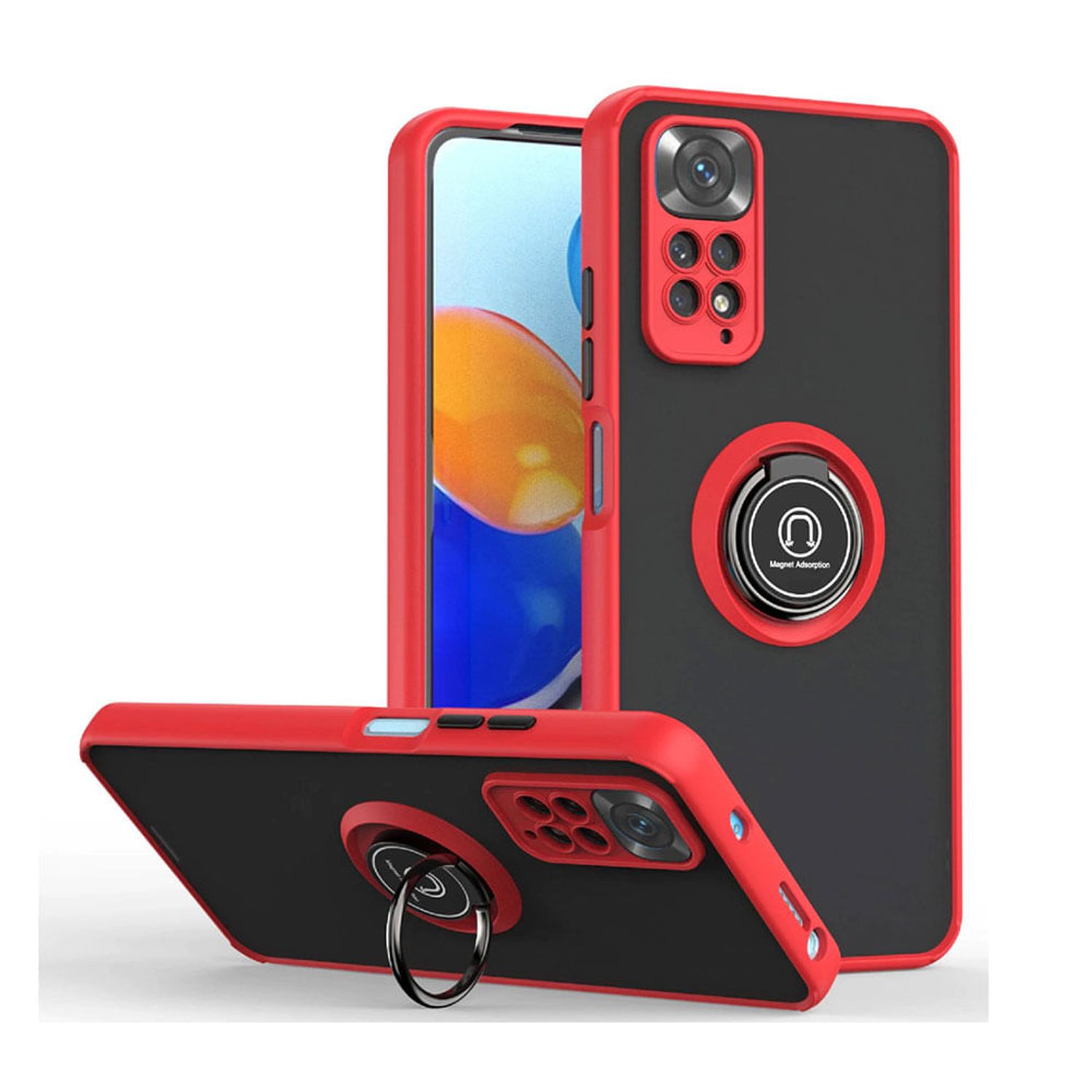 Funda para Xiaomi Redmi Note 11 Pro 5G Ahumado Ring Yellow Antigolpe y  Resistente a Caidas I Oechsle - Oechsle