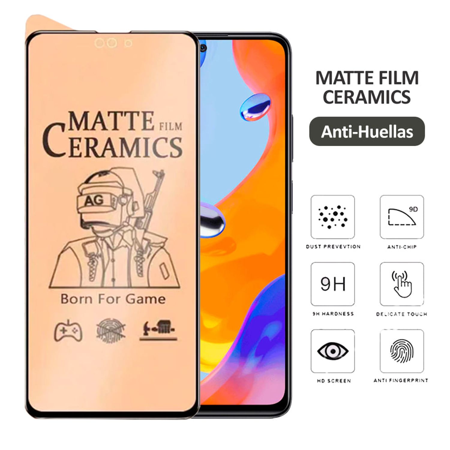 Mica para Xiaomi Note 11S Protector Ceramic Mate Antishock Resistente a  Caidas y Golpes I Oechsle - Oechsle