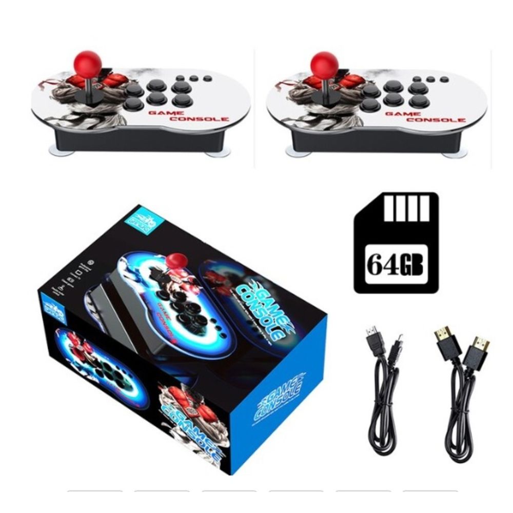 Consolas retro de videojuegos, doble Joystick, 10000 + juegos