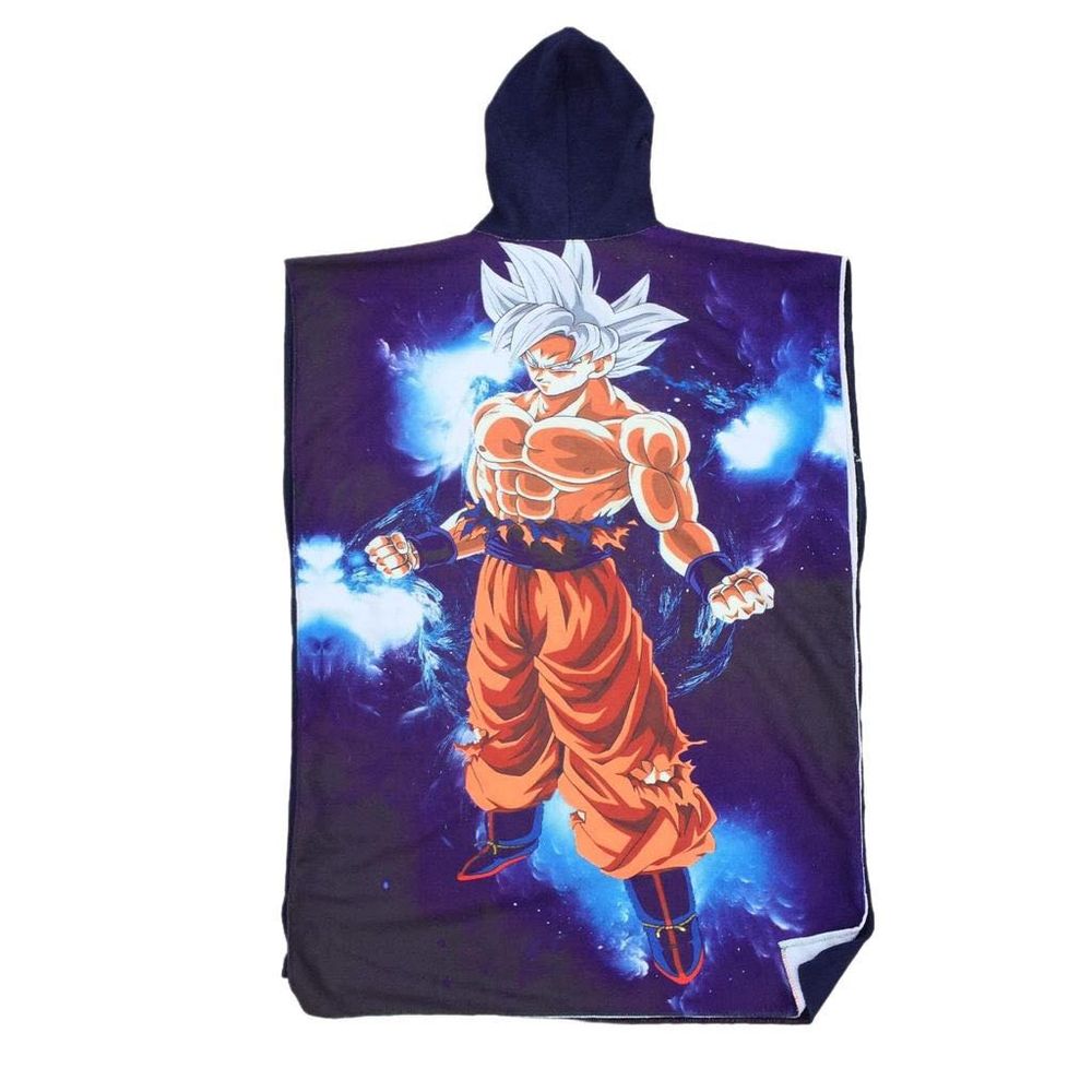 Toalla Cordano Poncho Adulto Goku N Talla L Unisex